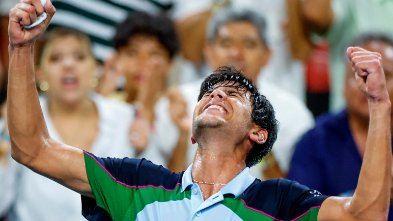 Rodrigo Pacheco acaba con la mala racha en el Abierto Mexicano de Tenis