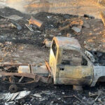 Voraz incendio consume criadero y 72 cerdos mueren calcinados
