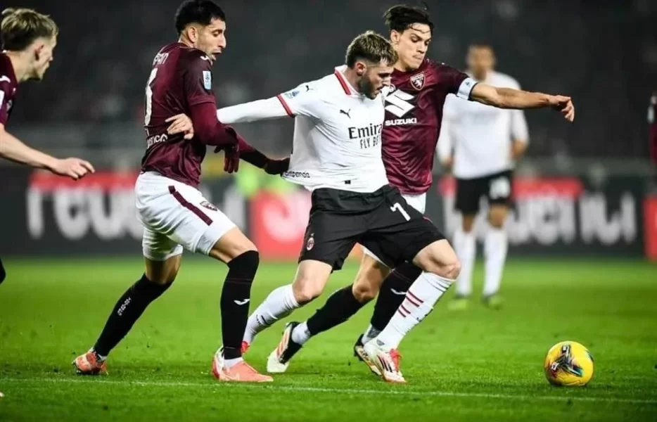 Milán y Giménez la pasan mal en campo del Torino