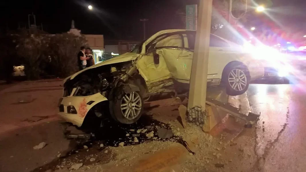 Hombre resulta herido en accidente vial tras ser impactado por otro vehículo