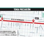 Cierran hoy por desfile tramo de la Insurgentes