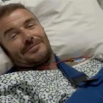 Hospitalizan a David Beckham por una lesión en la muñeca