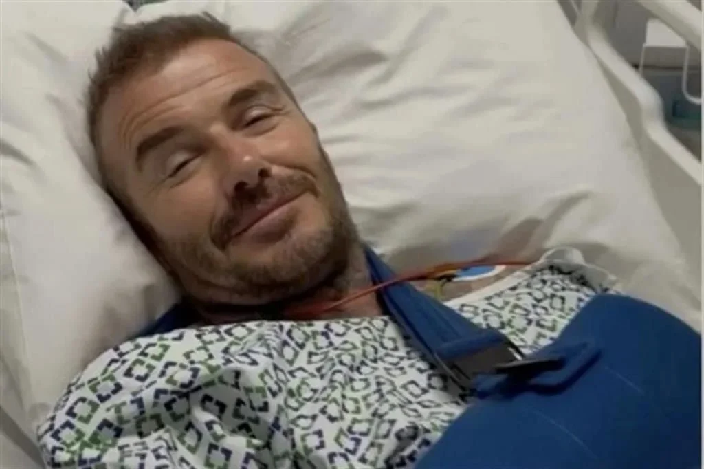 Hospitalizan a David Beckham por una lesión en la muñeca