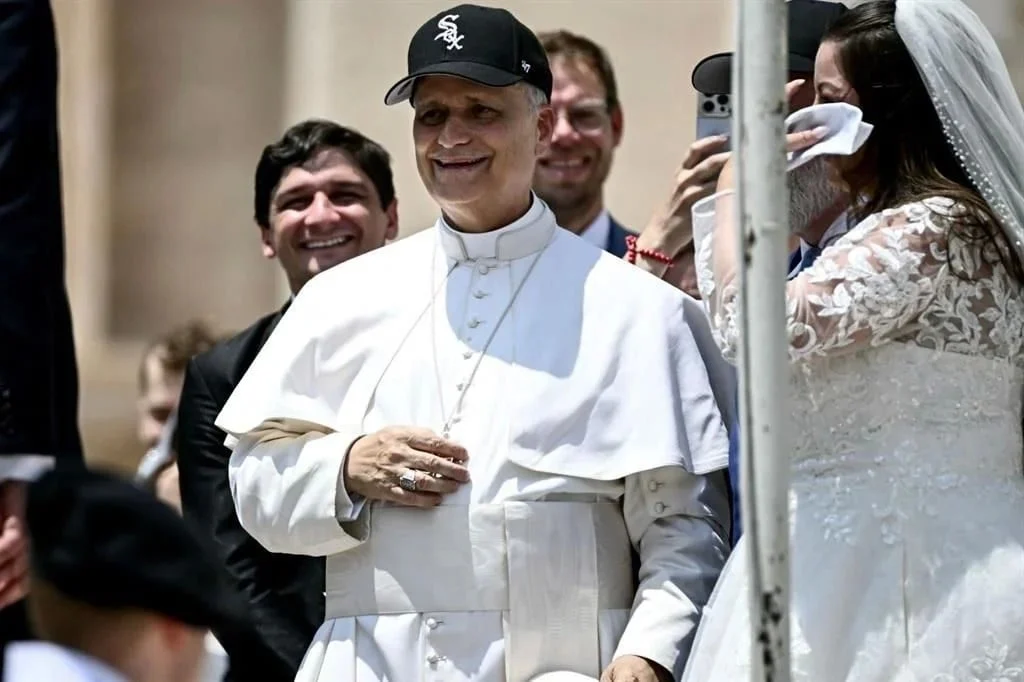 Presume Papa León XIV gorra de los White Sox