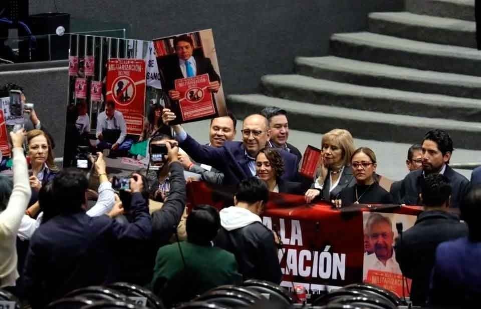 Concretan diputados control militar de Guardia Nacional