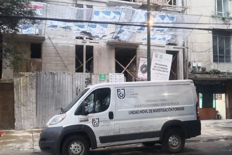 Hallan cadáver de mujer en obra del Invi en la Narvarte